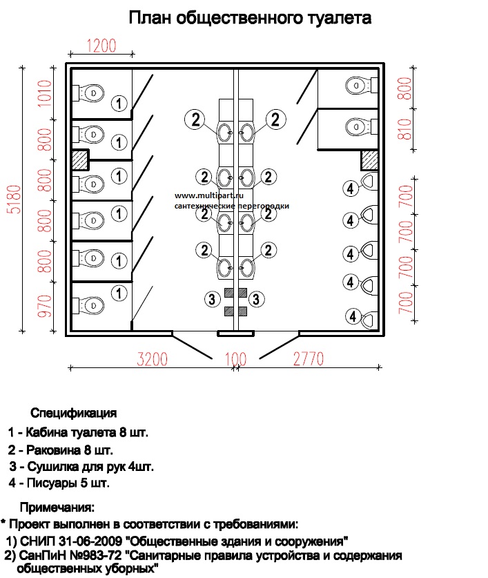 планировки кабин